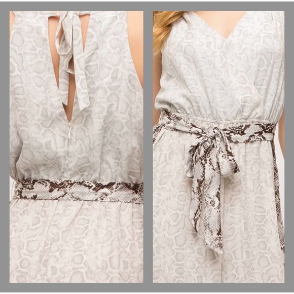 Mystree Animal Print Jumpsuit MED $84 - Picture 2 of 12